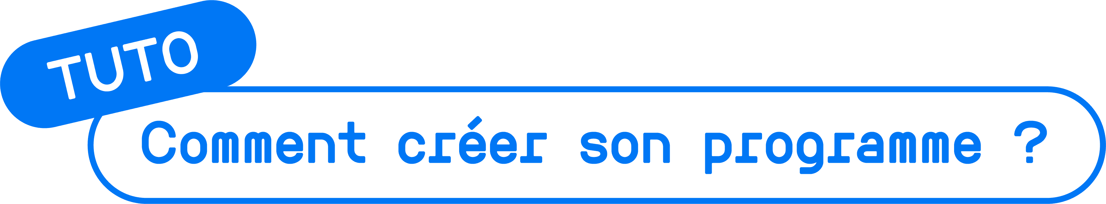 Comment créer son programme